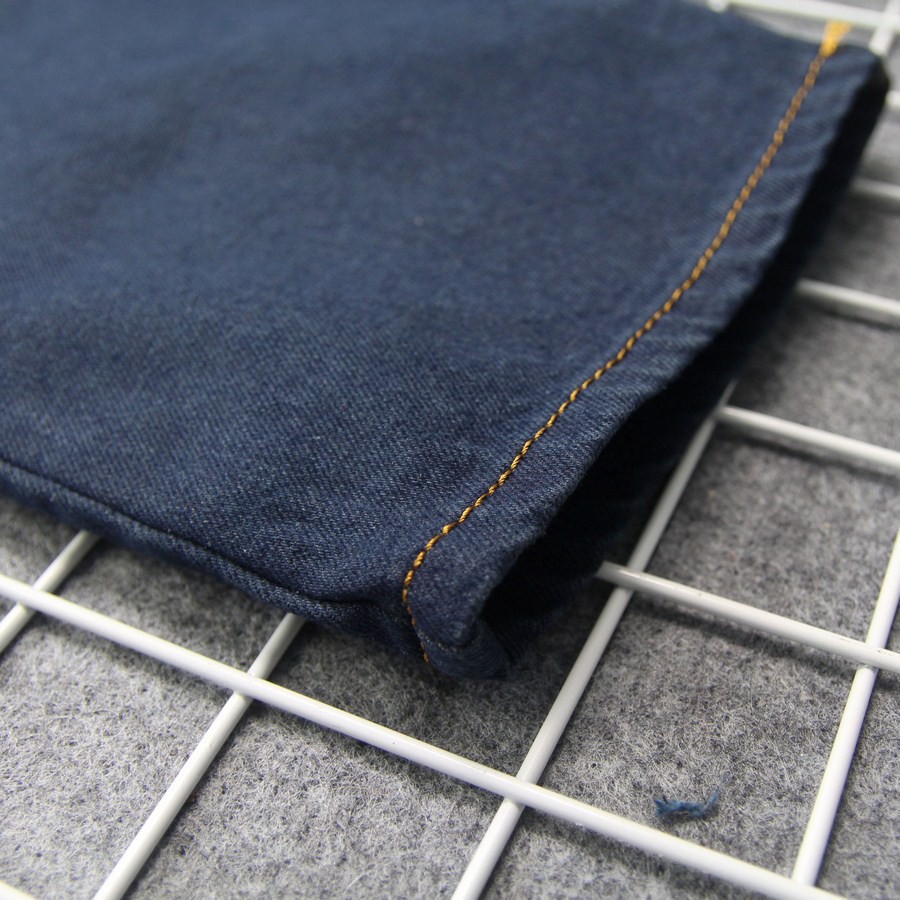 Quần short jean nam xanh đen vải dày TS393 Tronshop