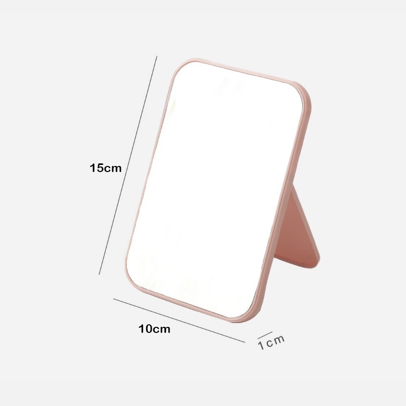 Gương Trang Điểm Mini Để Bàn Gấp Gọn Tiện Dụng Hoạ Tiết Hoạt Hình Cực Dễ Thương