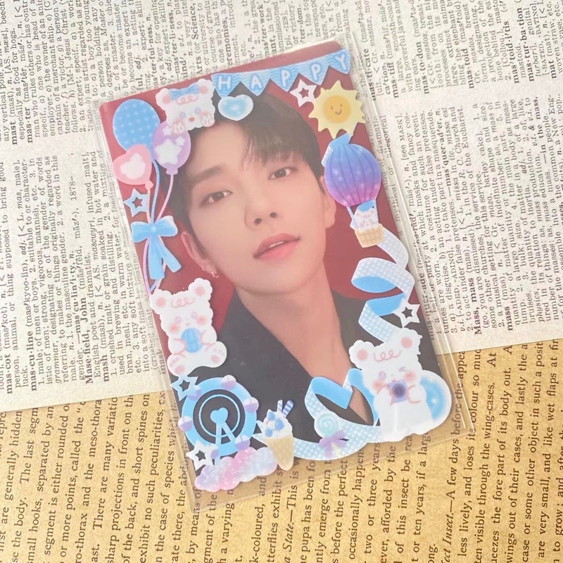 Sleeve bọc thẻ bài MeeT YX in sẵn hình decor  - Size double 6191