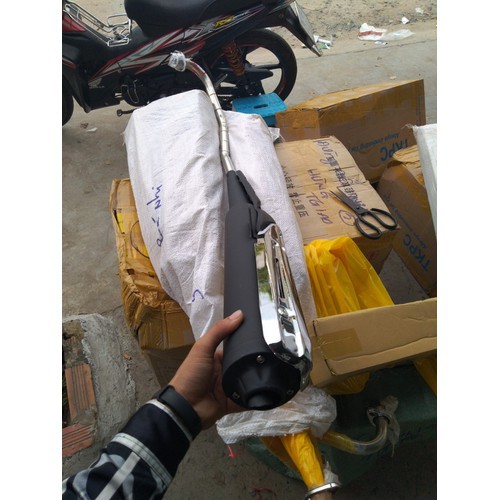 Pô xe máy EXCITER 135 INOX tiếng giòn êm - Vindecal BD