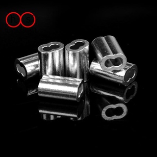 Set 100 Ống Nhôm 1.2mm Kẹp Dây Cáp