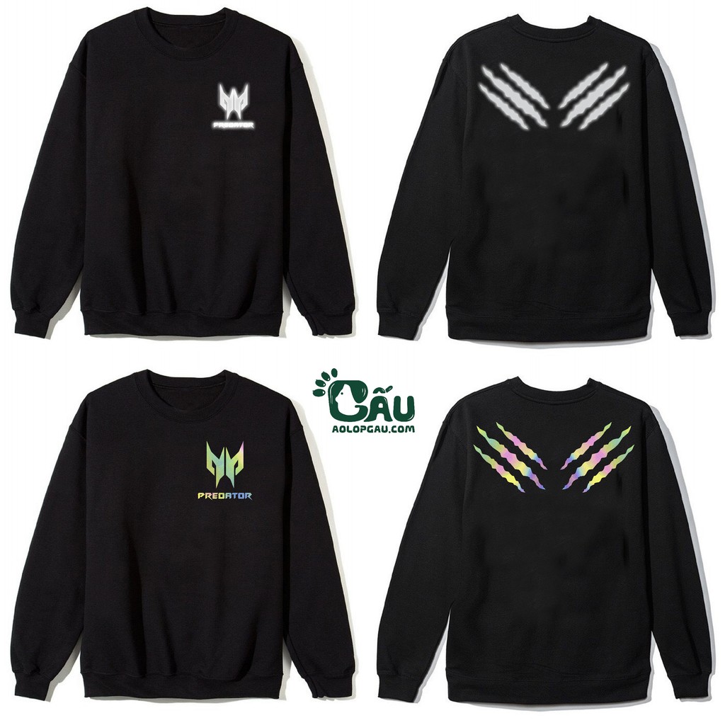 Áo sweater GẤU 194 vải thu đông co dãn, dày dặn mềm mịn form rộng phong cách Unisex - Perdator | BigBuy360 - bigbuy360.vn