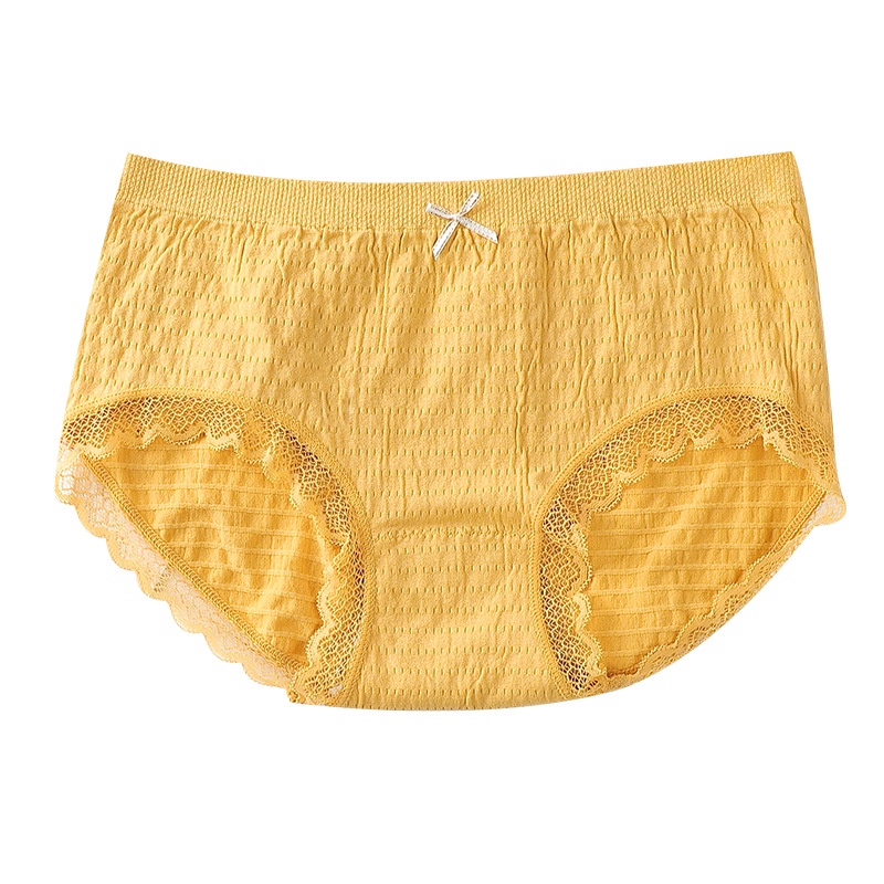 Combo 3 Quần lót nữ cotton dệt kim co giãn bốn chiều đáy cotton thoáng khí thấm hút ẩm đính nơ siêu gợi cảm NORICHIP.