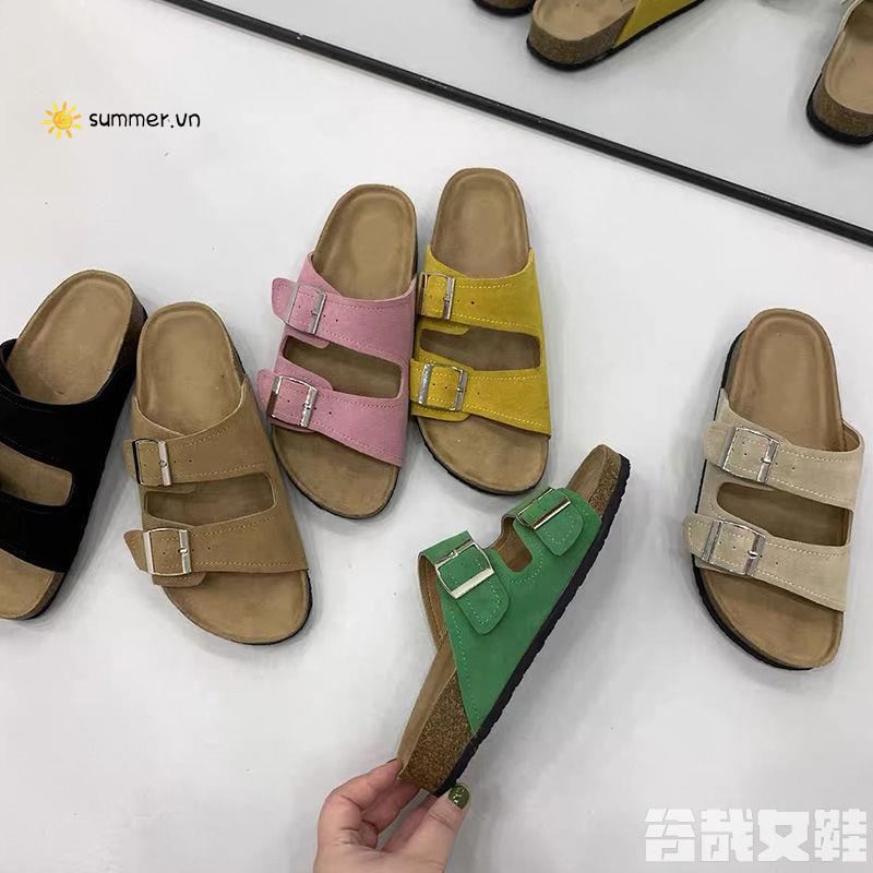 Dép Sandal Đế Dày Hở Ngón Thời Trang Mùa Hè Phong Cách Hàn Quốc Dành Cho Nữ