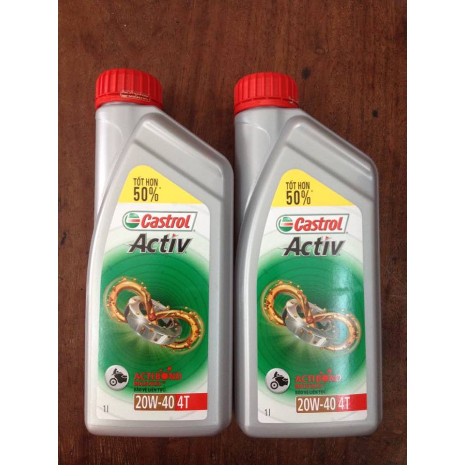 Dầu nhớt xe máy Castrol Activ 0.8-1 L