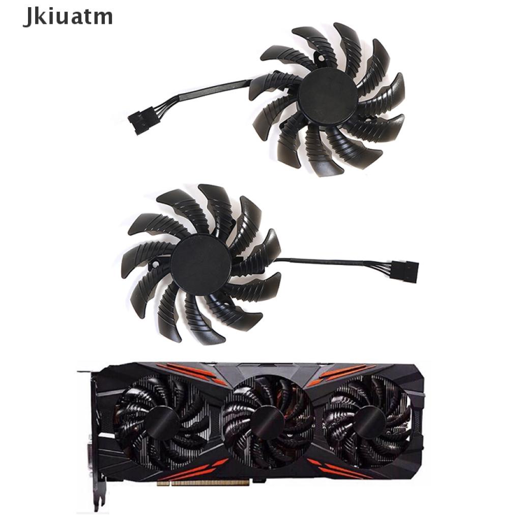 Quạt Tản Nhiệt Jkiuatm 75mm Cho Máy Chơi Game Gtx 1080 1070 Ti