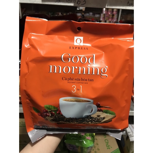 Cafe sữa hòa tan Good Morning Trần Quang bịch 24gói