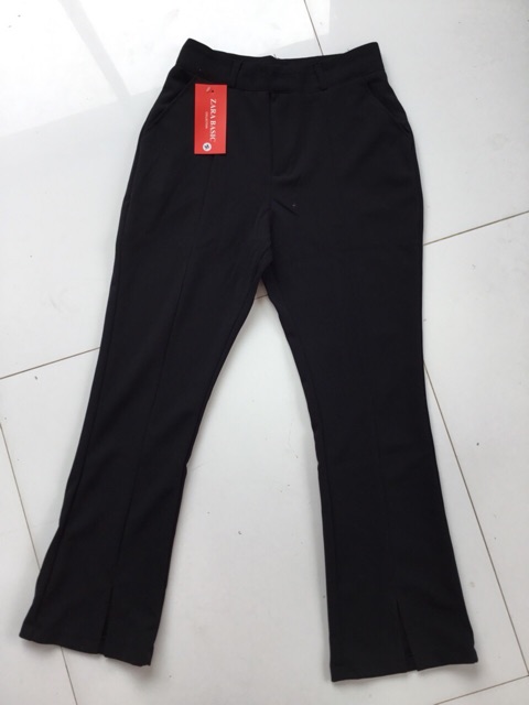 Quần Tây ống loe xẻ ly trước “giống y hình” | BigBuy360 - bigbuy360.vn