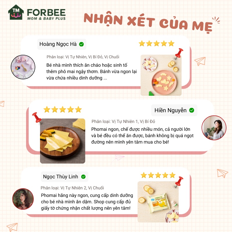 Combo 3 Gói Phô Mai Tách Muối Hữu Cơ DONGWON-DENMARK Cho Bé Từ 6 Tháng - FORBEE
