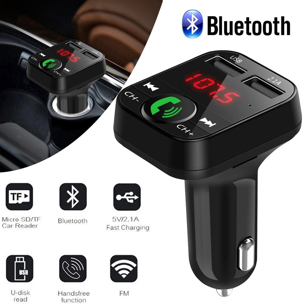 Máy Nghe Nhạc Mp3 Kết Nối Bluetooth Không Dây Đa Năng Cho Xe Hơi