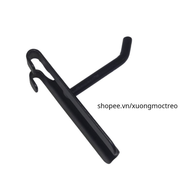 Móc treo lưới sắt vuông 5cm sơn tĩnh điện màu đen