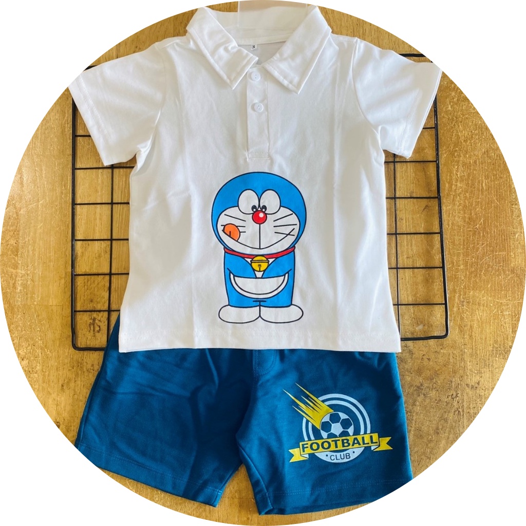 Bộ quần áo thun cotton 4 chiều Cổ Trụ TomTom Baby xịn đẹp cho bé trai