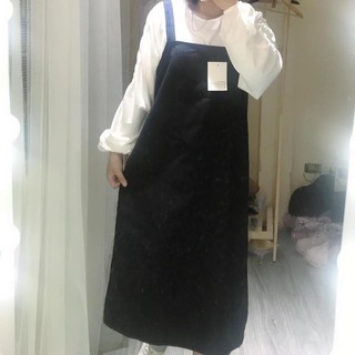Set yếm kaki mix áo rúm tay