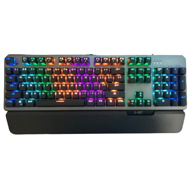 Bàn phím gaming cơ Gnet K68 Led rainbow