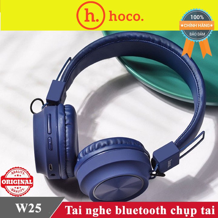 Tai nghe bluetooth chụp tai chính hãng Hoco W25 - Bass sâu