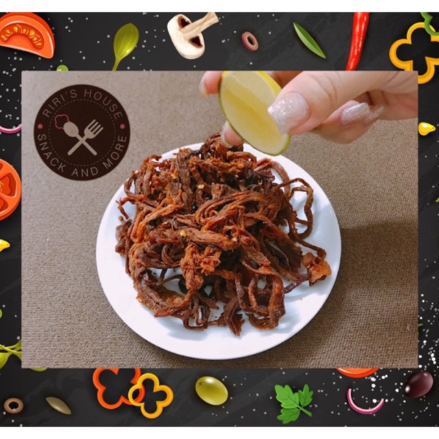 🐷 KHÔ HEO CHÁY TỎI ỚT 🐷
