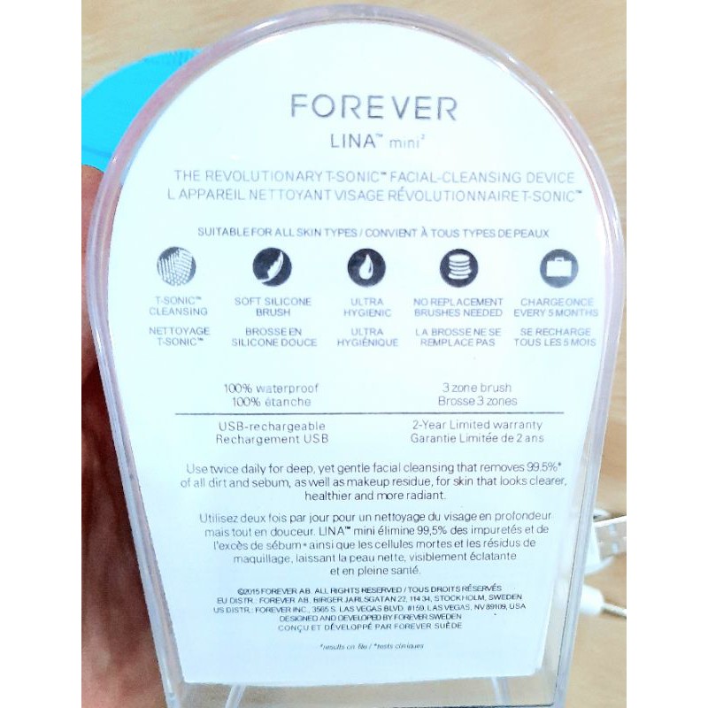 Máy Rửa Rặt sạch sâu và Massage chống lão hóa FOREVER LINA MINI  siêu sịn,siêu xinh ,tiện dụng làm sạch sâu.