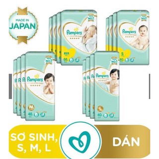 Tã/Bỉm quần Pampers Nhật Bản size NB66/S60/M48/L40
