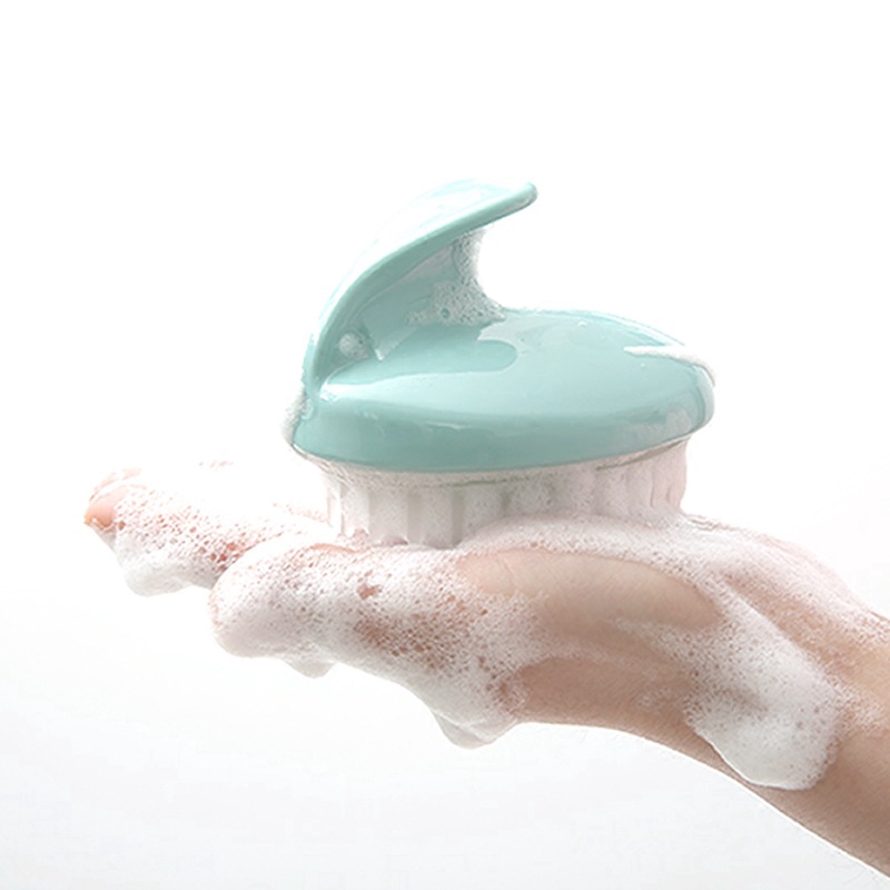 [Hàng mới về] Bàn Chải Silicone Mềm Tiện Dụng Để Mát Xa Da Đầu Thoải Mái Cho Nữ