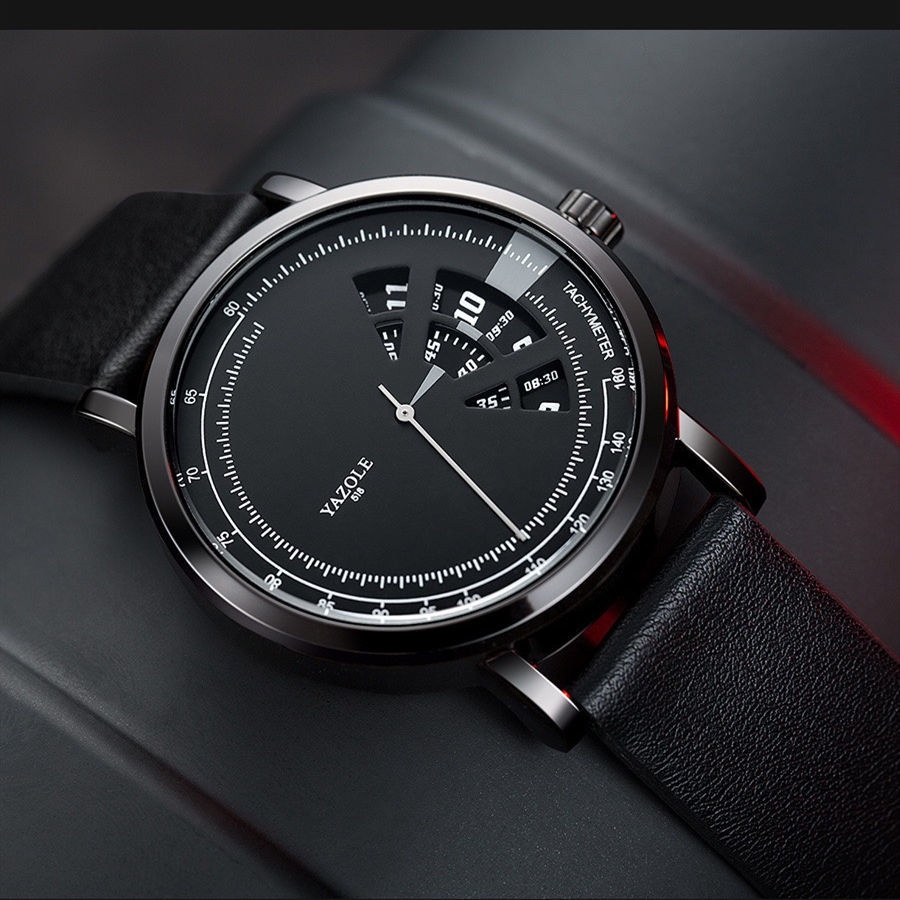 turntable creative watch hot sale quartz movement concept sports waterproof men's and women's watch Northern Europe