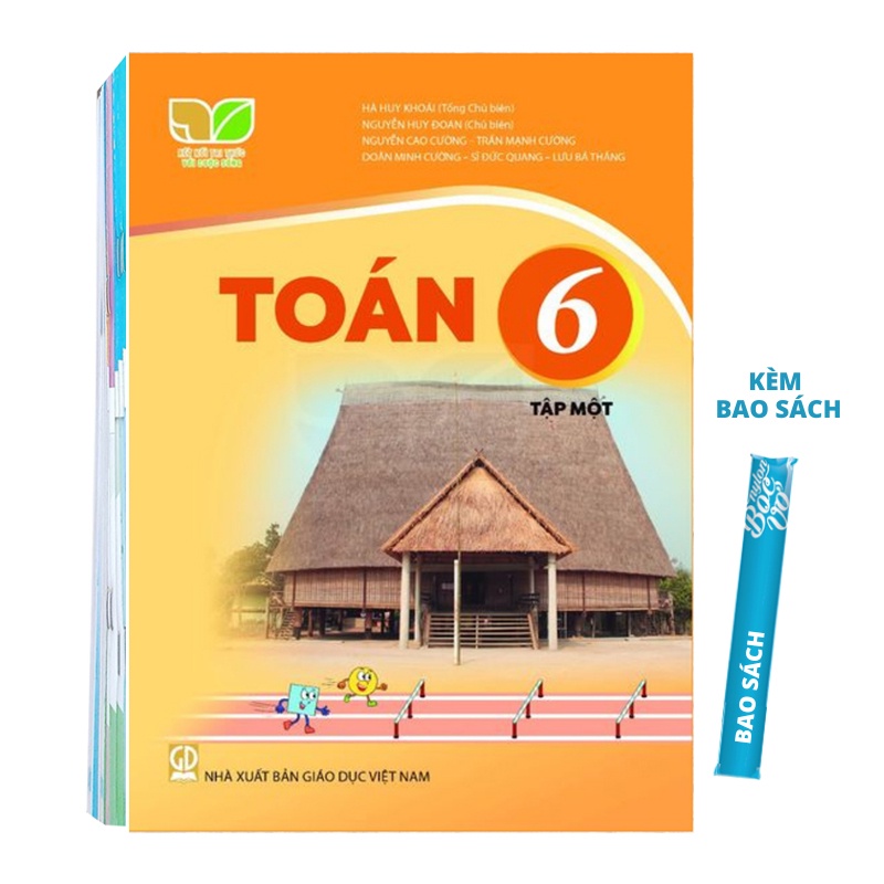 Bộ sách Giáo Khoa lớp 6 - Kết Nối Tri Thức Kèm Bao Sách và Nhãn Vở (12 quyền)