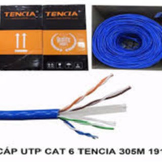 Thùng cáp mạng Cat 6 Rj45 TenDa 1902 305m