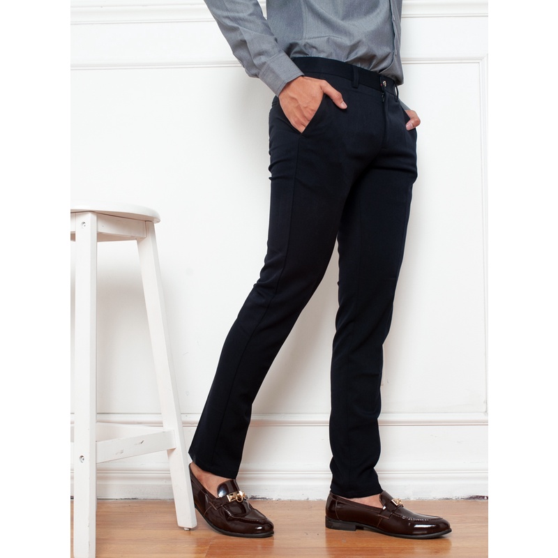 Quần Tây Nam 4MEN QT140 Form Slim-Cropped, Vải Âu Cao Cấp