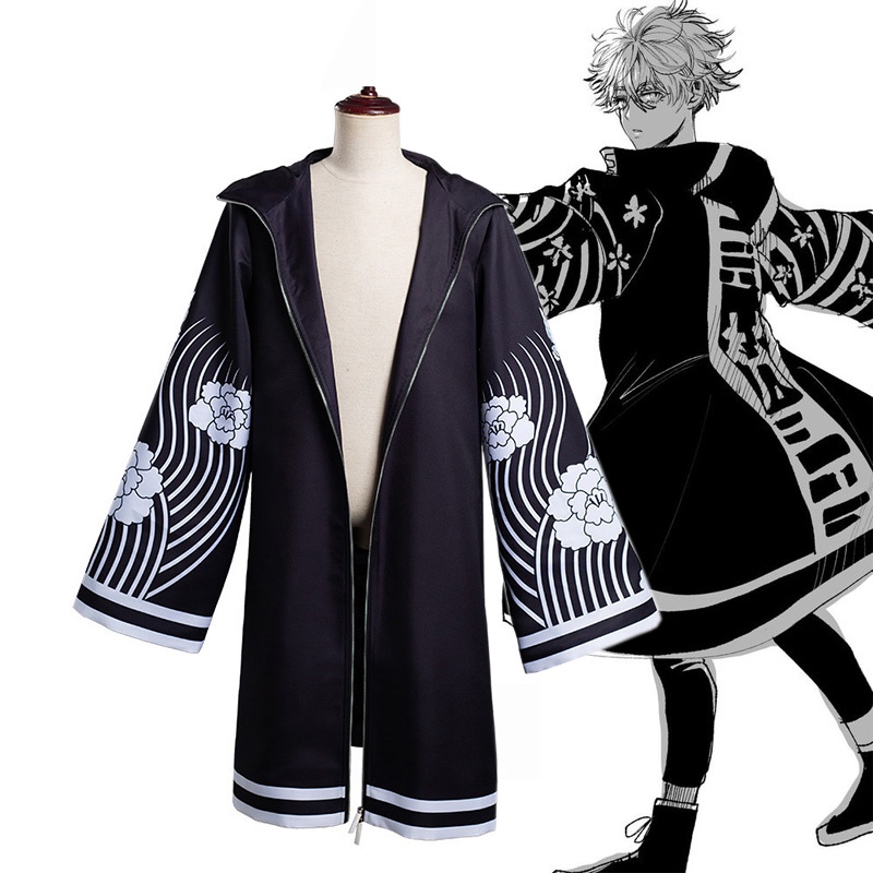 Áo choàng kimono/ Áo khoác hóa trang nhân vật Senju Kawaragi Brahman Rindou Haitani trong phim anime Tokyo Ghoul