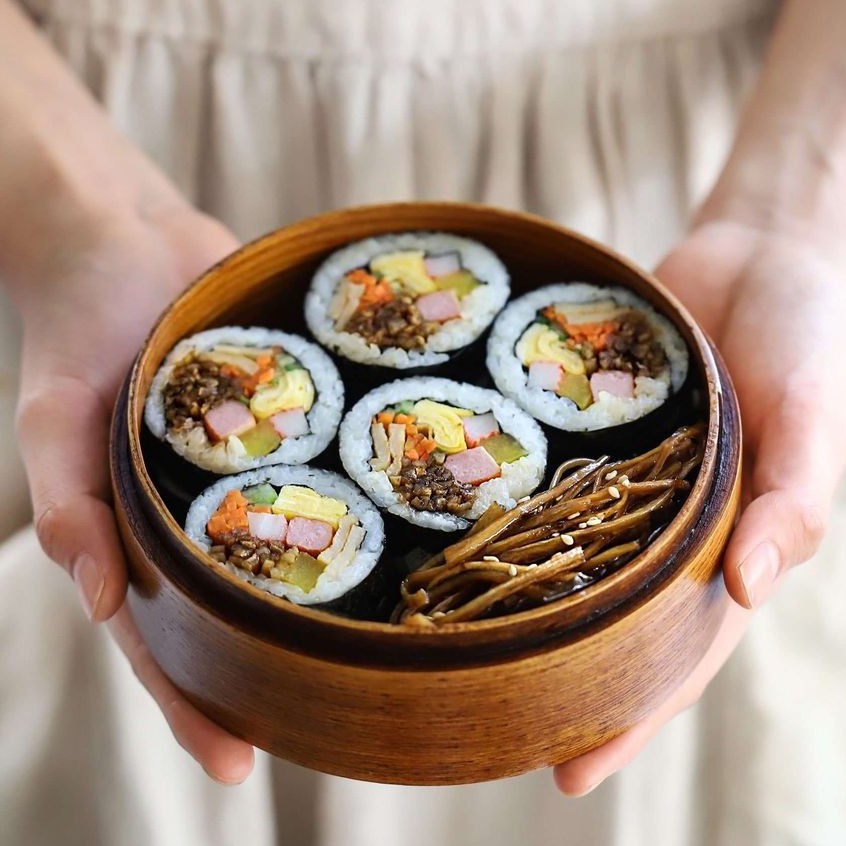 Rong Biển Cuộn Cơm Sushi, Kimpap 50 Lá