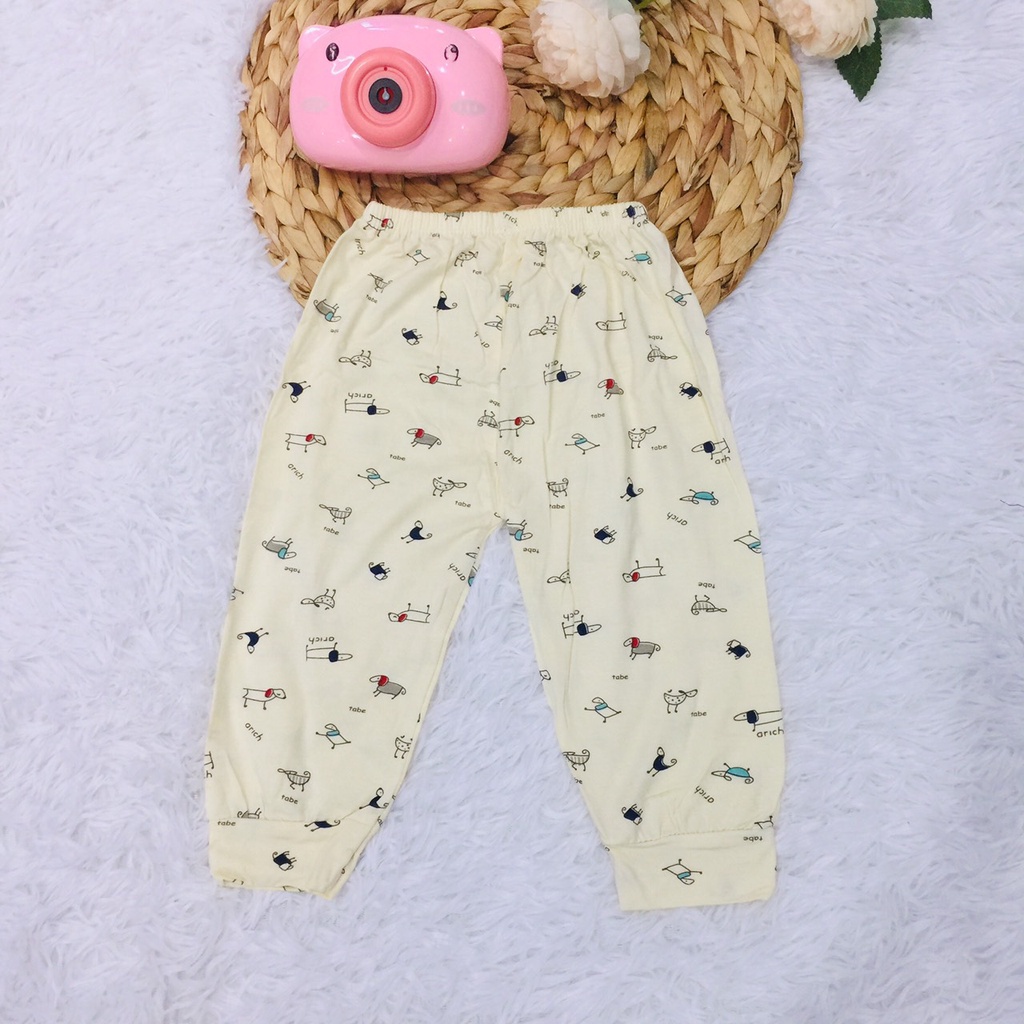 Quần chục dài cho bé trai bé gái thu đông cotton lạnh hàng loại 1 Carter QC01