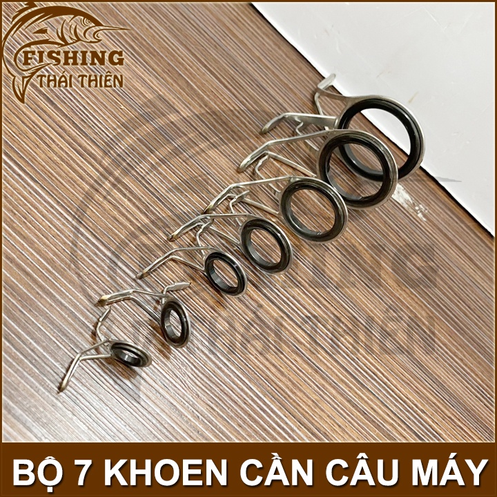 Bộ 7 Chiếc Khoen Dùng Cho Cần Câu Máy