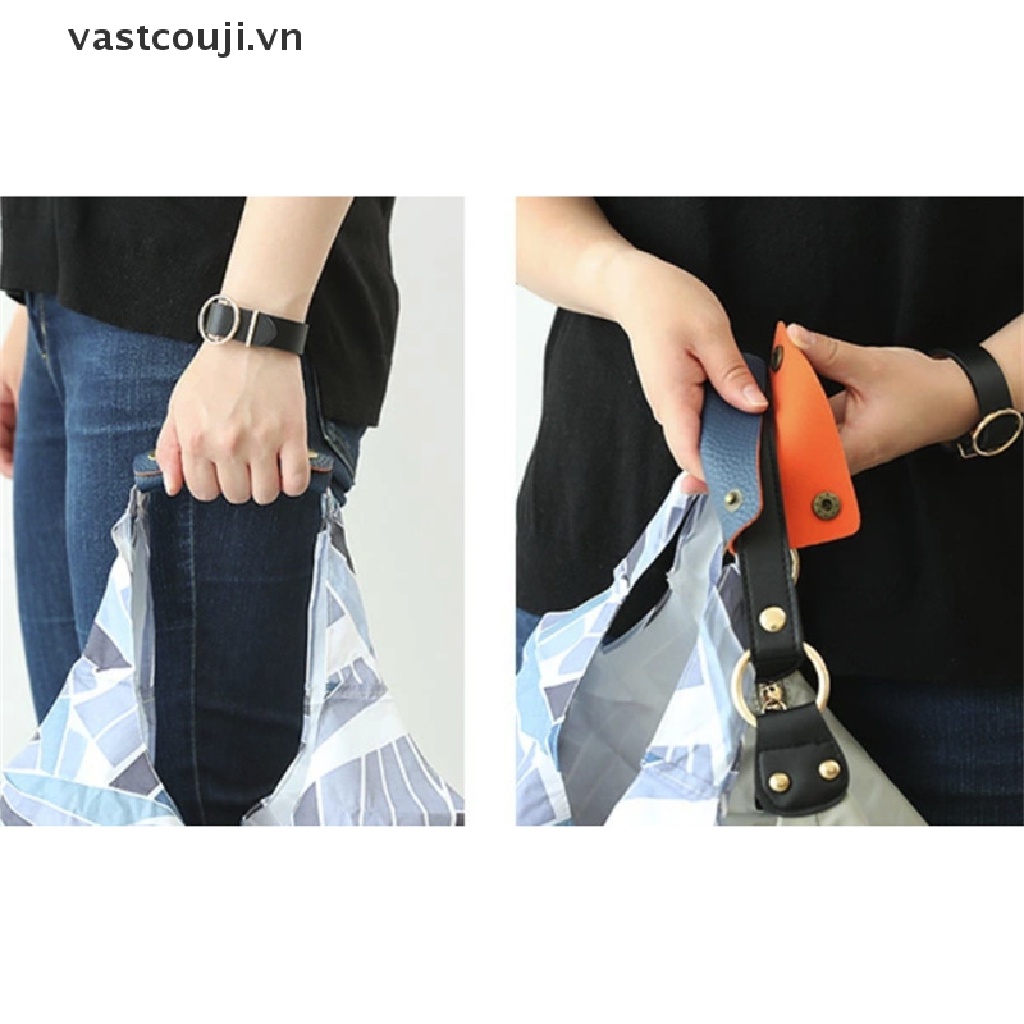 Vỏ Bọc Tay Cầm Xe Đẩy Em Bé VASTJI Bằng Da