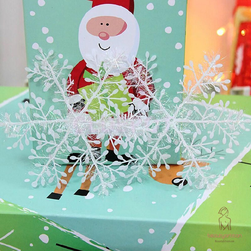 Combo 3 Bông Tuyết Trắng Trang Trí Cây Thông Noel