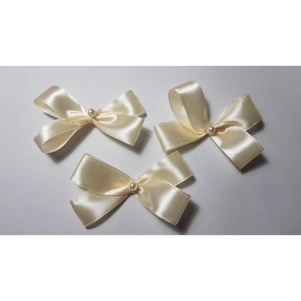 Trang Trí - Nơ Ruy Băng 7cm - Trang Trí Mũ Áo - Màu trơn