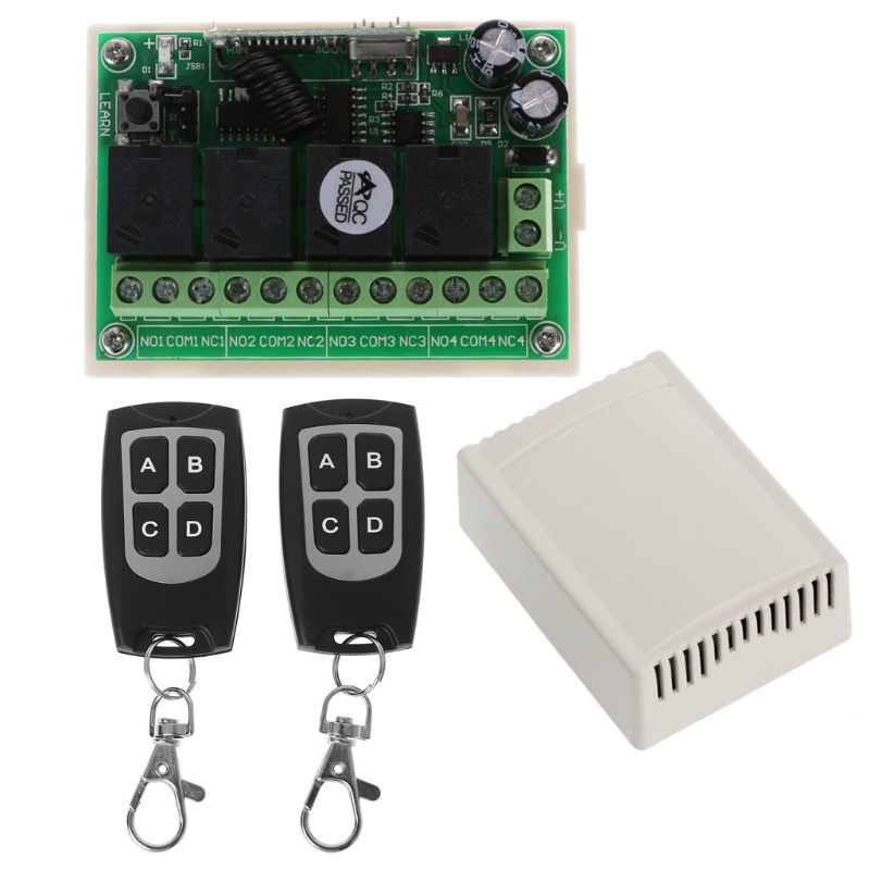 Remote Điều Khiển Không Dây 4 Nút Mở Ga Ra
