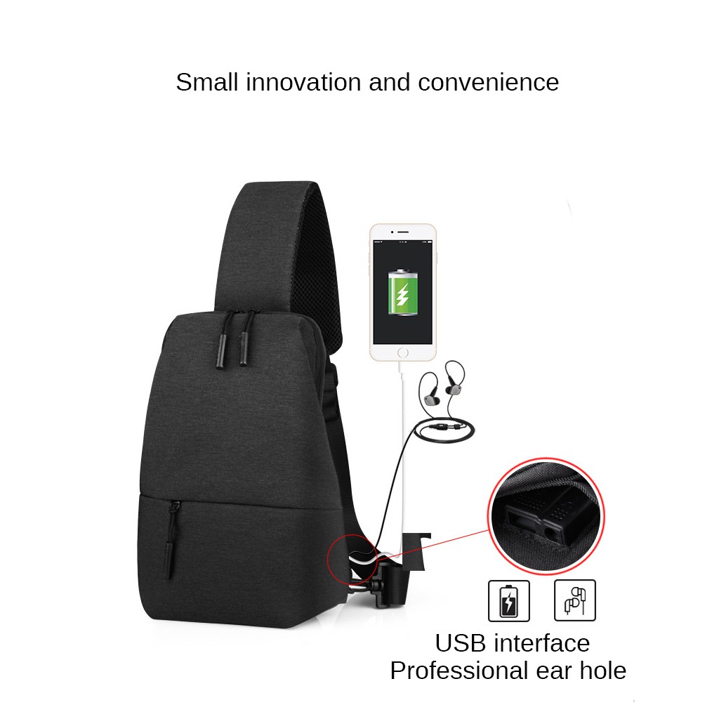 Túi Đeo Chéo Nam Nữ Vải Oxford Đẹp Phong Cách Thời Trang Hàn Quốc Senkey &amp; Style X370