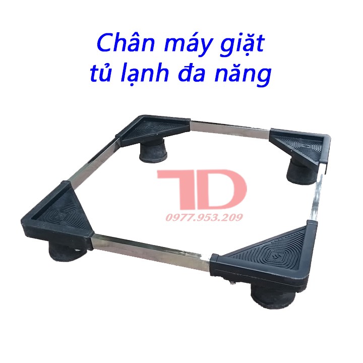 Chân máy giặt - tủ lạnh đa năng, CHÂN ĐỠ MÁY GIẶT, TỦ LẠNH ( Máy giặt từ 6- 9kg. tủ lạnh từ 90l- 290l)