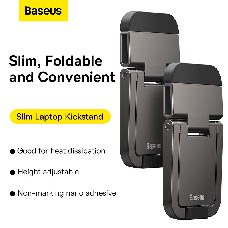 Giá Đỡ Laptop Baseus Bằng Hợp Kim Nhôm Có Thể Điều Chỉnh Độ Cao Cho Apple macbook Lenovo Huawei