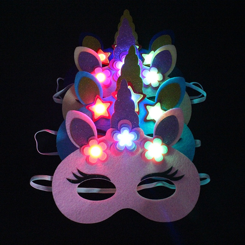 Mặt Nạ Mắt Hóa Trang Halloween Phát Sáng