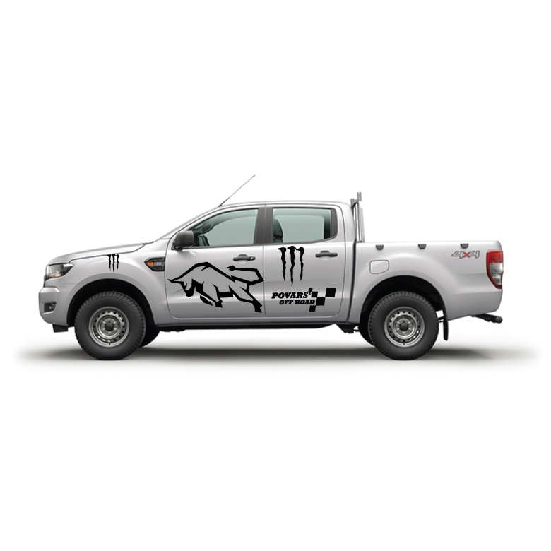 Tem xe ford ranger dán 2 bên sườn  - Decal ford ranger