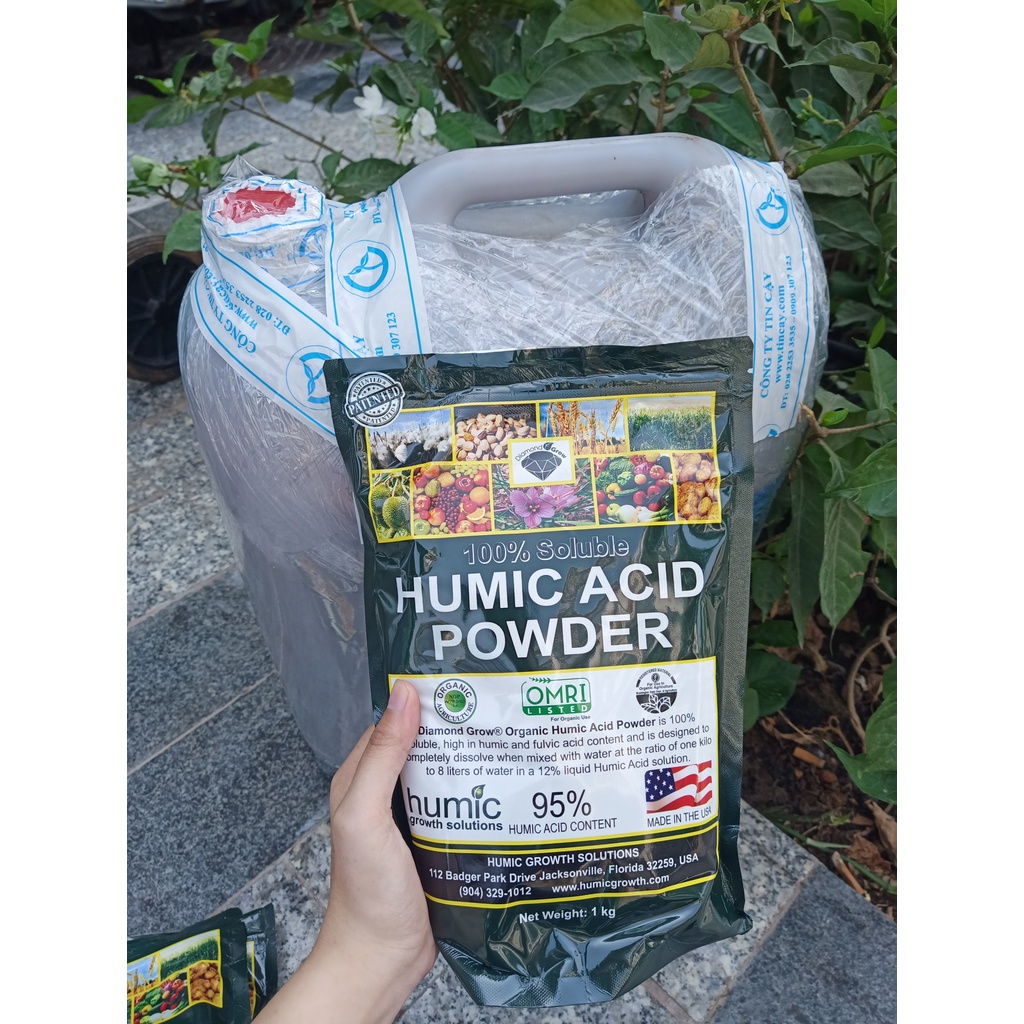 Phân hữu cơ Humic Acid Powder (Phân Bón Kích Rễ Humic)