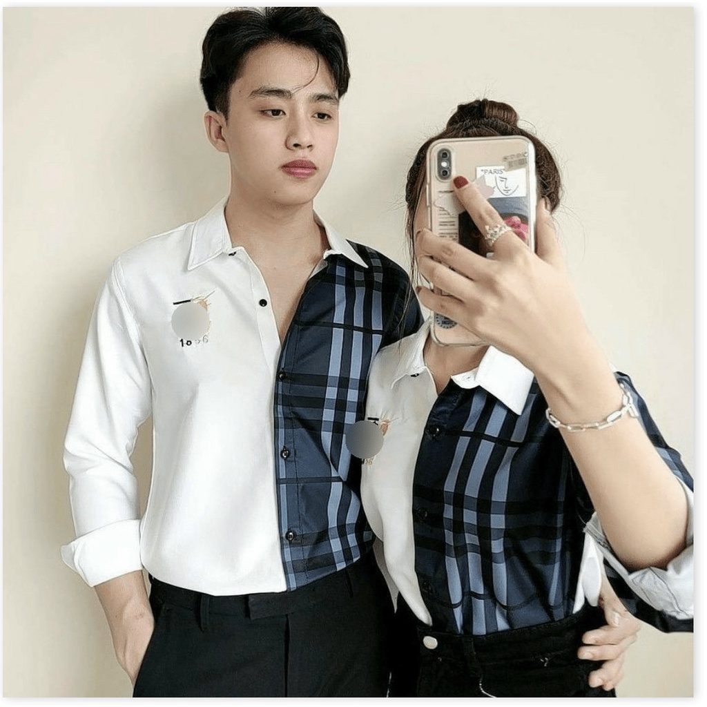 Áo sơ mi cặp đôi CỰC ĐẸP HOẠ TIẾT CARO DÀNH CHO CÁC CÁC BẠN TRẺ KOKO MI FASHION