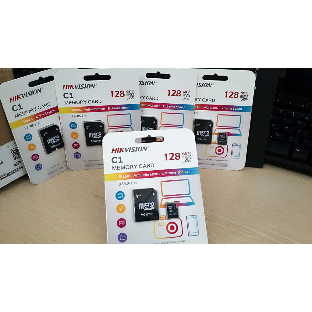 Thẻ nhớ Micro SD Hikvision 32GB 64GB 128GB Class 10 tốc độ 92MB/s - Toàn Phát -Cam Kết Hàng Chính Hãng