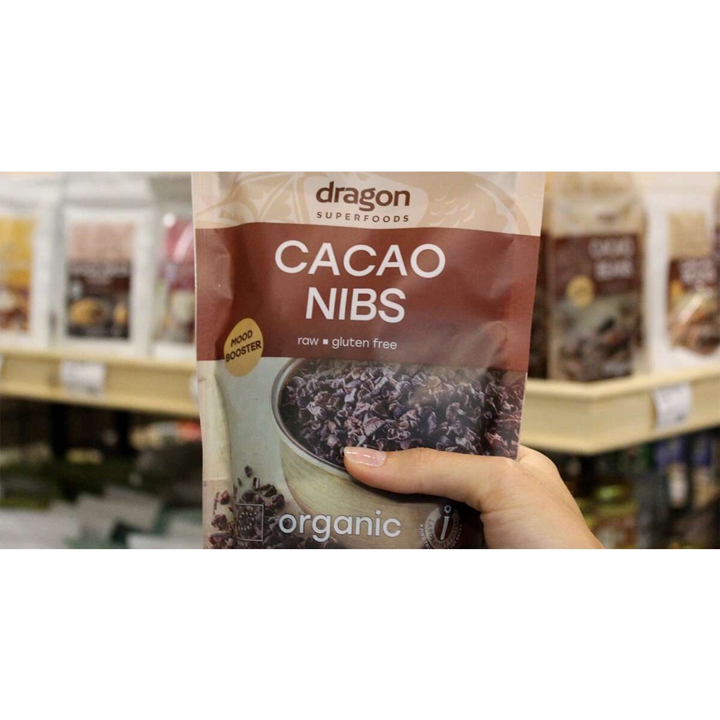 Bột Cacao nibs (cacao ngòi) 200gr - Dragon Suoerfoods