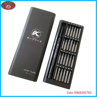Bộ tua vít đa năng mini 24 đầu có nam châm tô vít KAPUSI