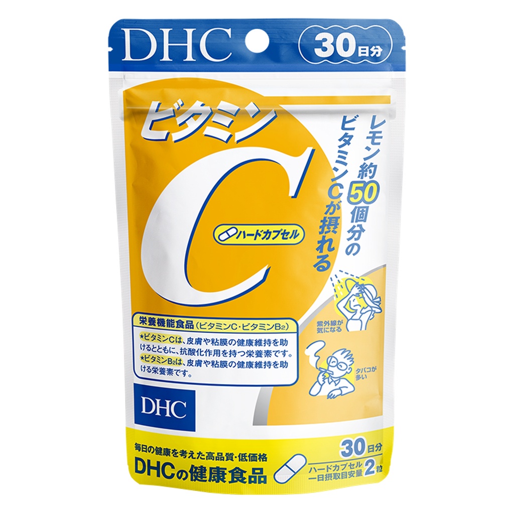 Viên Uống Làm Đẹp Da Vitamin C DHC Gói Dùng 30 Ngày 34,68g (578mg x 60 viên)