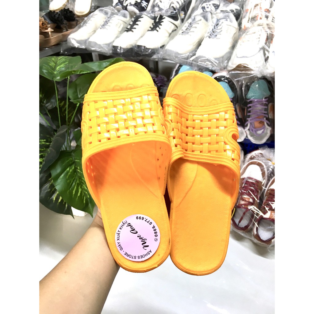 Dép tổ ong VThắng màu vàng mẫu A- size nam nữ  | AShoes VNXK