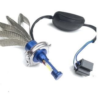 ĐÈN PHA LED CYT 3 TIM LED chân H4, M5 (GIÁ 1 BÓNG)