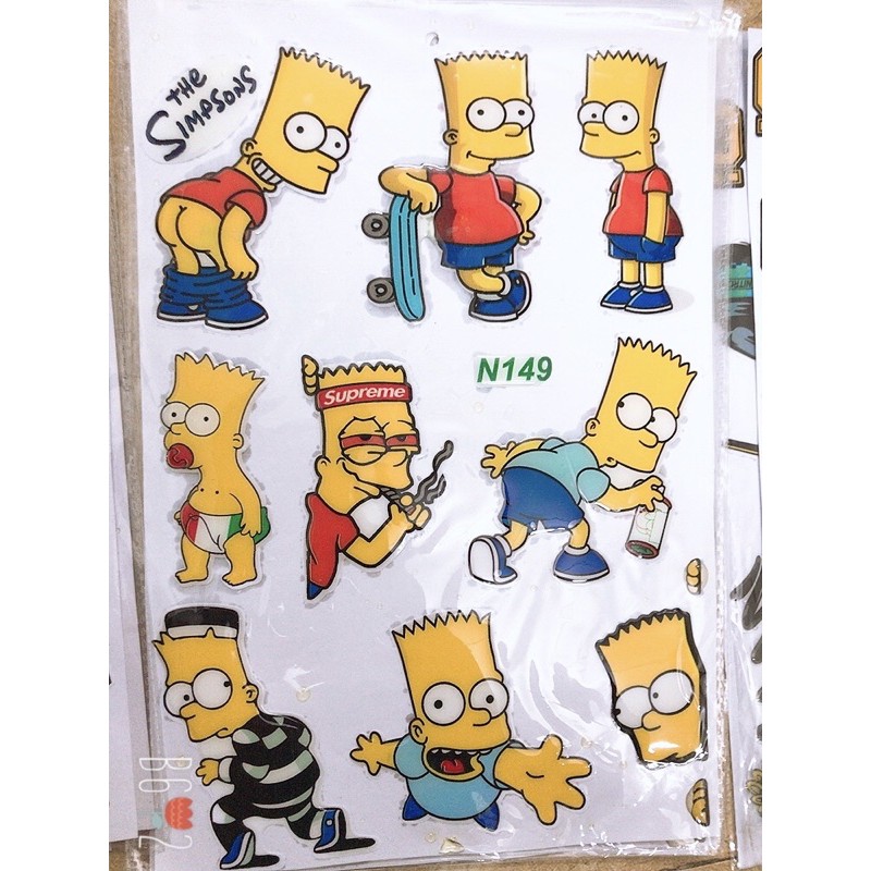 Tem simpsons (tem hình cứng)