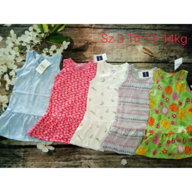 Combo 5 váy đuôi cá xuất dư Sz 3